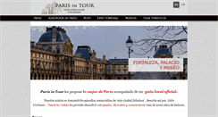 Desktop Screenshot of parisintour.com